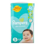 Pampers Skin Comfort Diapers 44pcs, Size 5, (9-15 Kg)