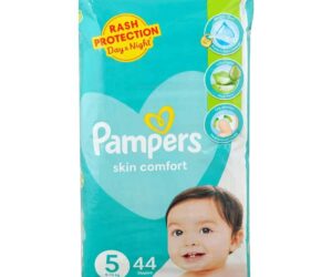 Pampers Skin Comfort Diapers 44pcs, Size 5, (9-15 Kg)